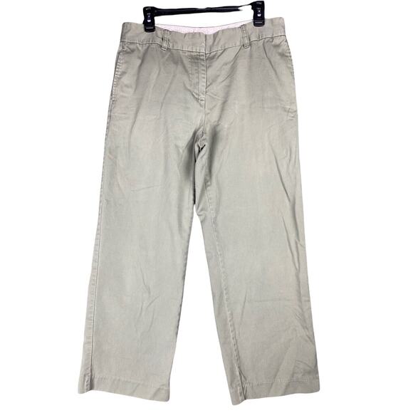 G.H. Bass Pants‎ Womens 12 High Waist Tapered Relaxed Loose Lightweight Chino - Picture 1 of 11